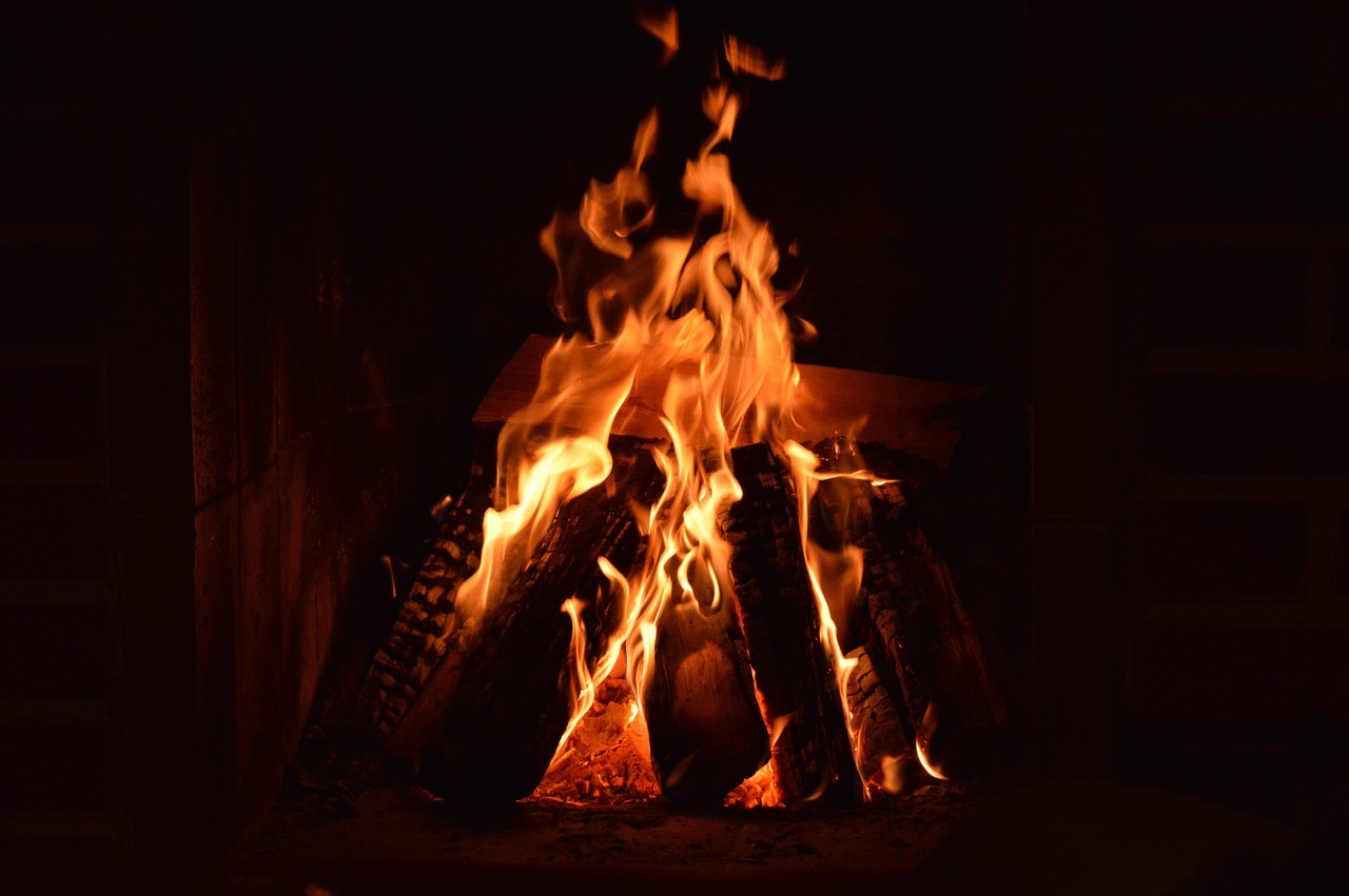 fire bonfire heat free photo