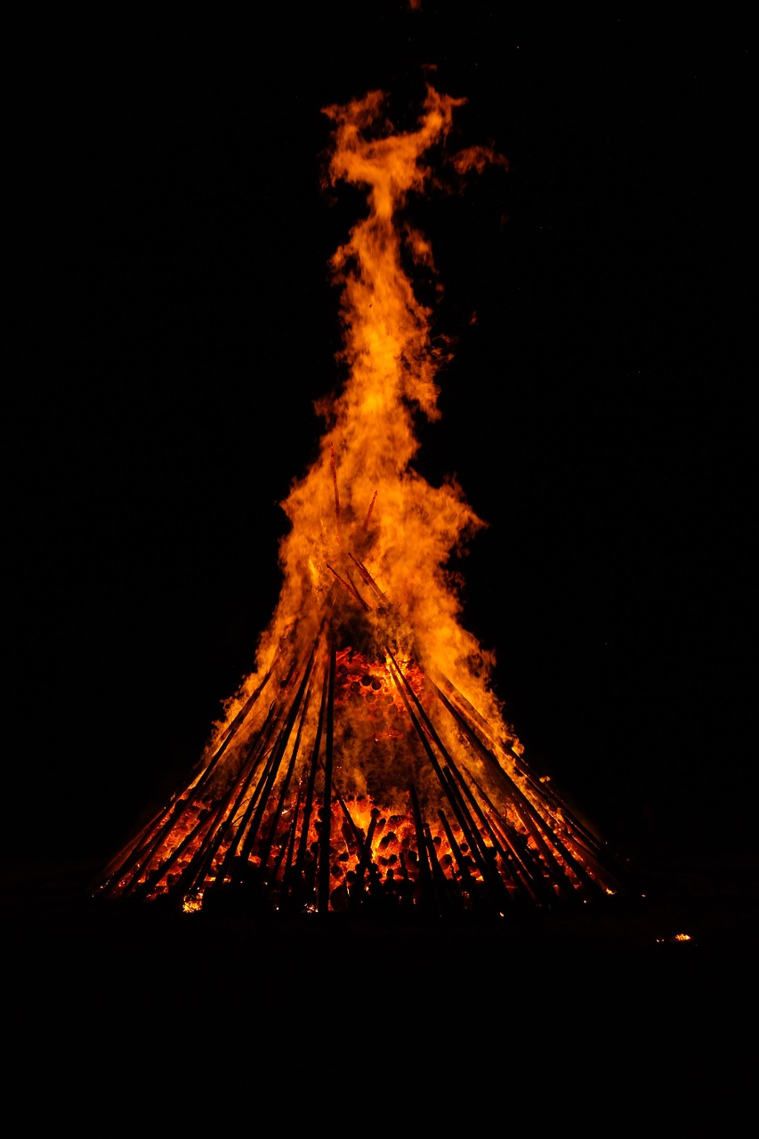 fire hot heat free photo