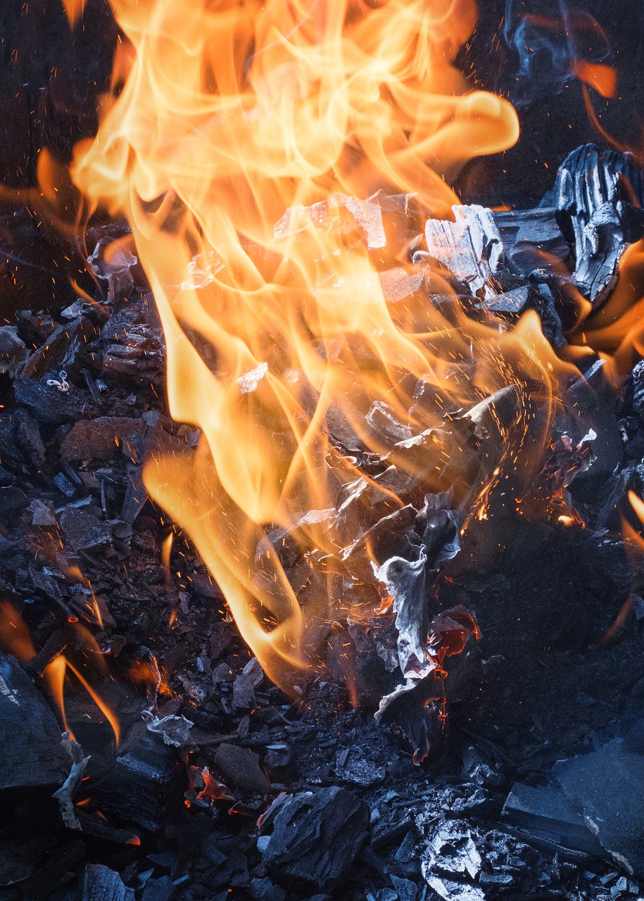 fire coals koster free photo