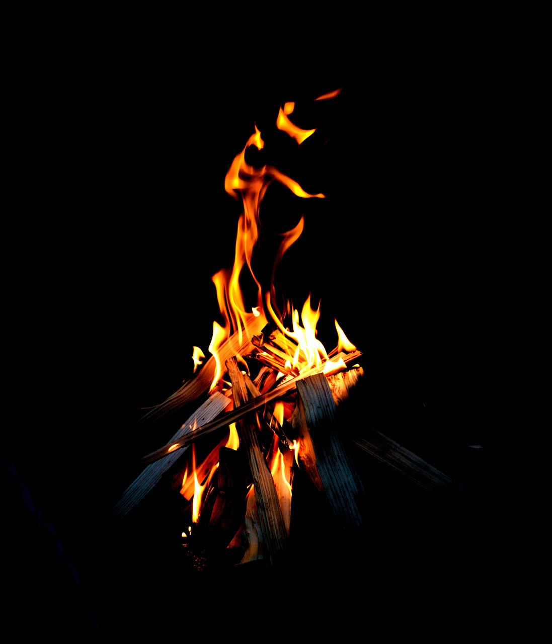 fire flame black free photo
