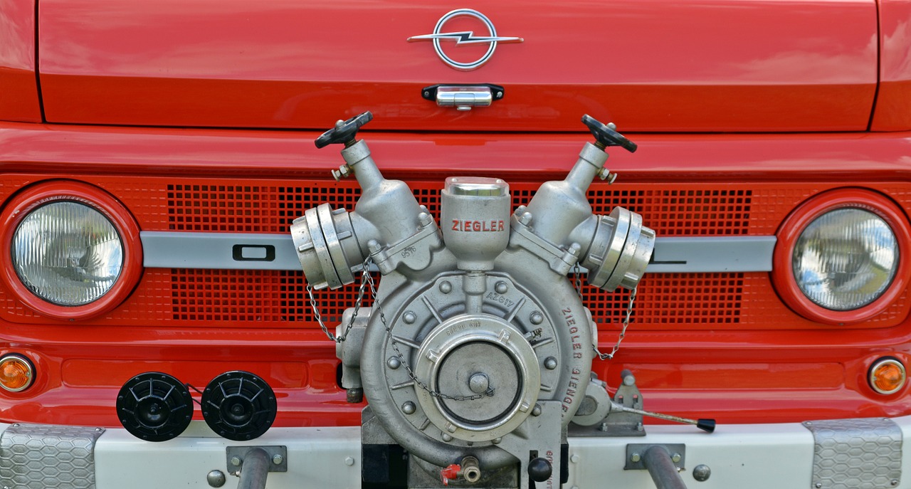 fire pump opel blitz free photo