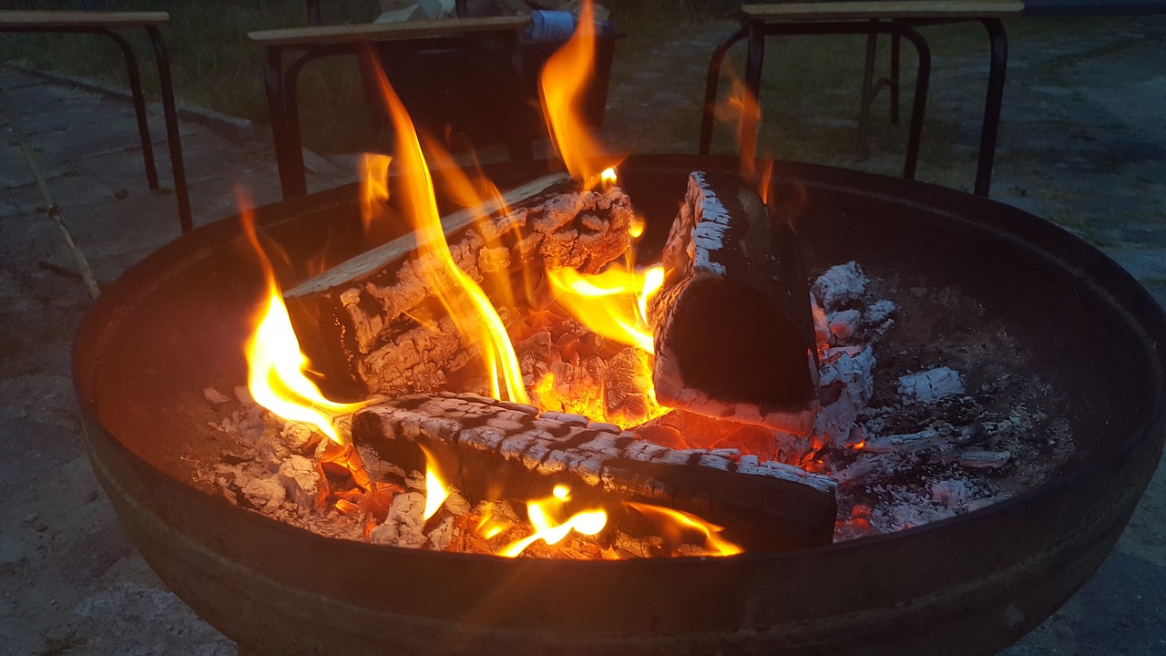 fire campfire burn free photo