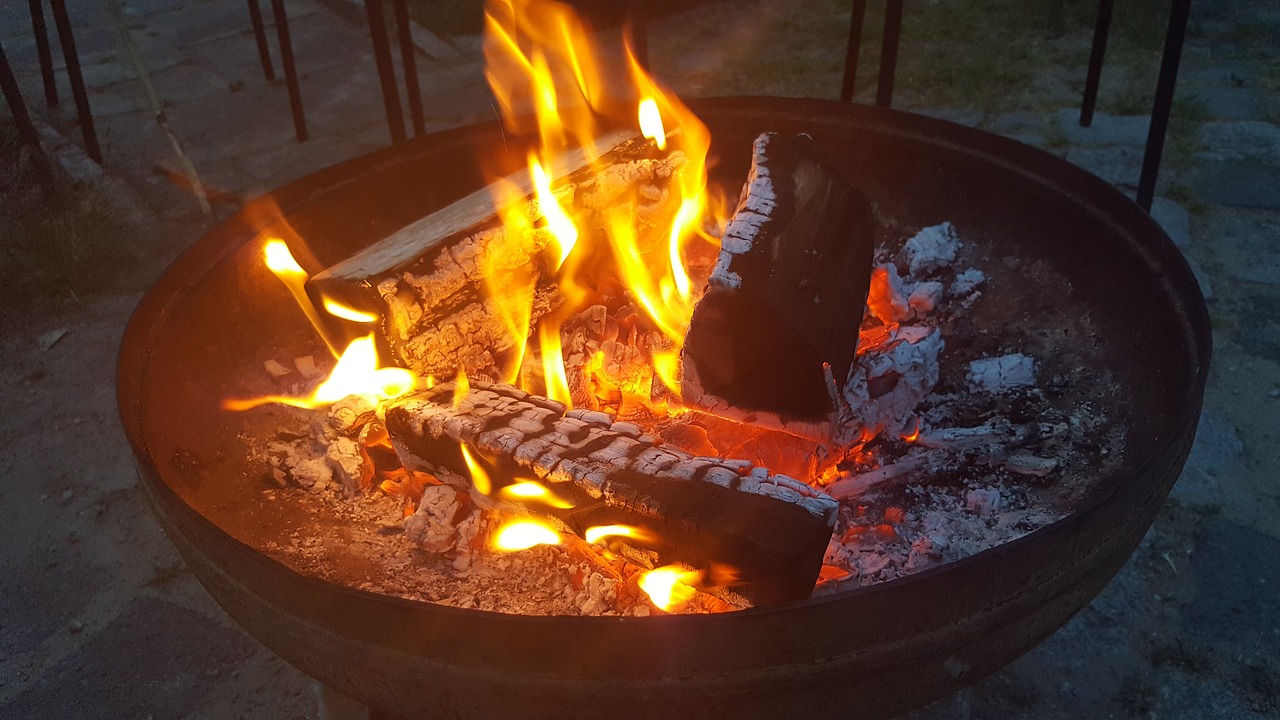 fire campfire burn free photo