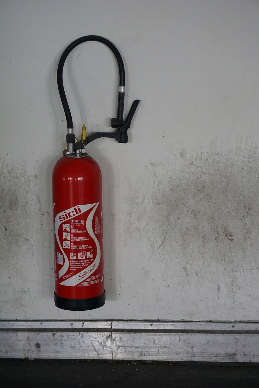 fire fire extinguisher red free photo