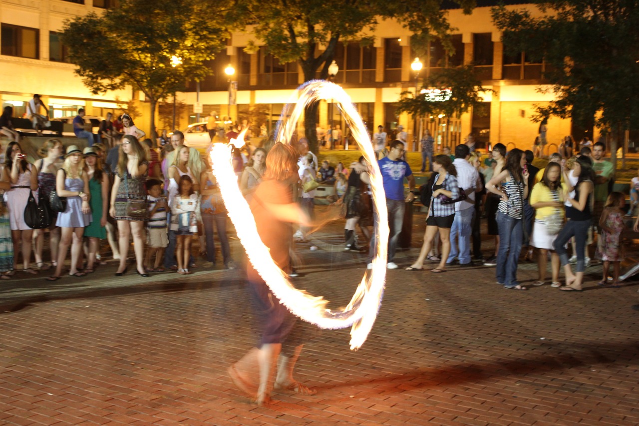 fire show slow motion free photo