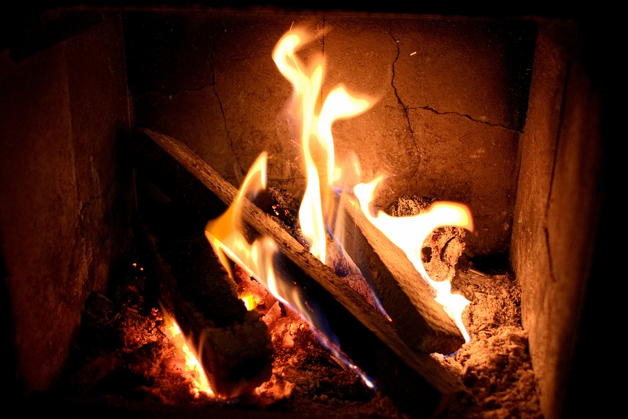 fire fireplace heat free photo