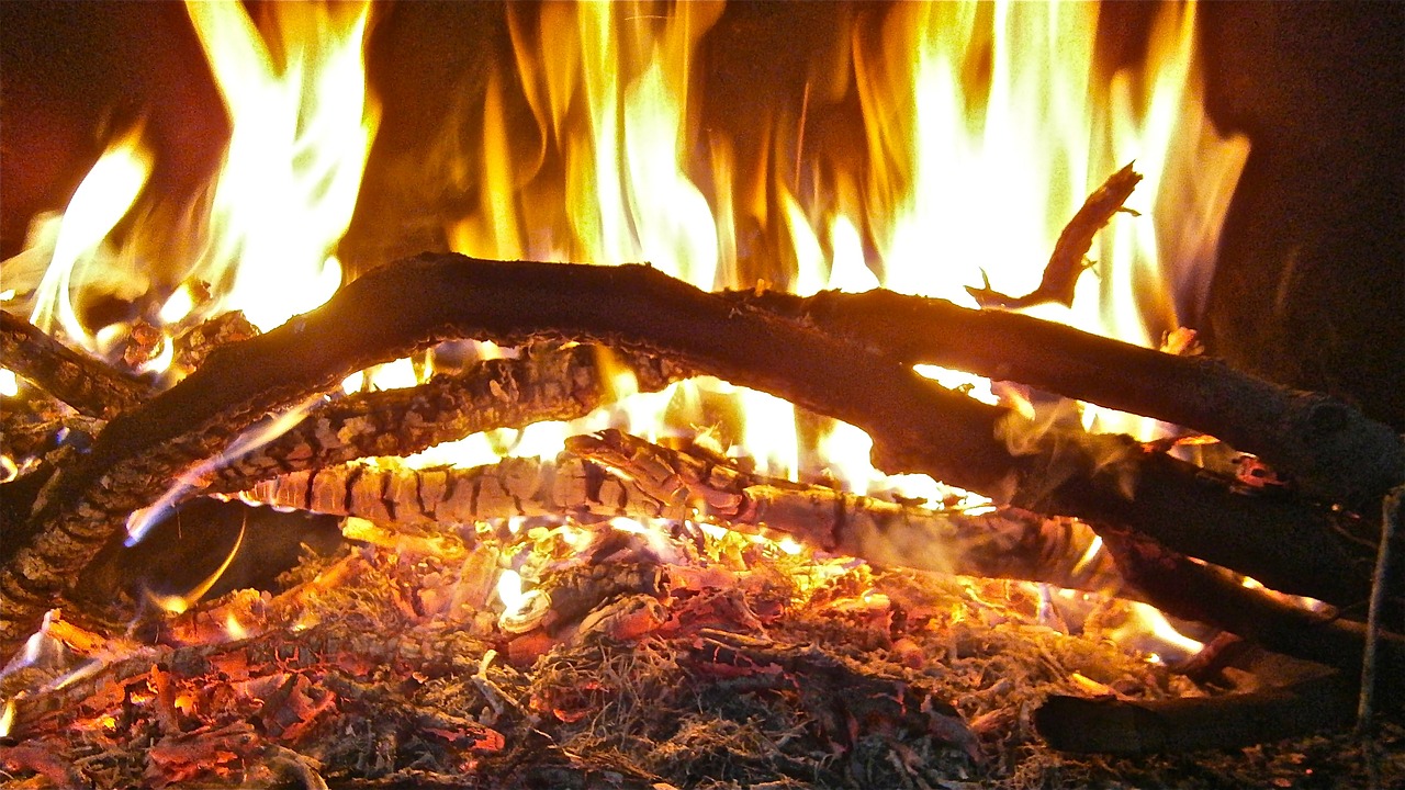 fire flames embers free photo