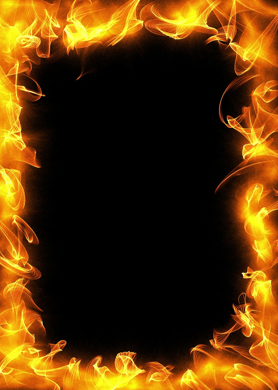 fire flames burn free photo