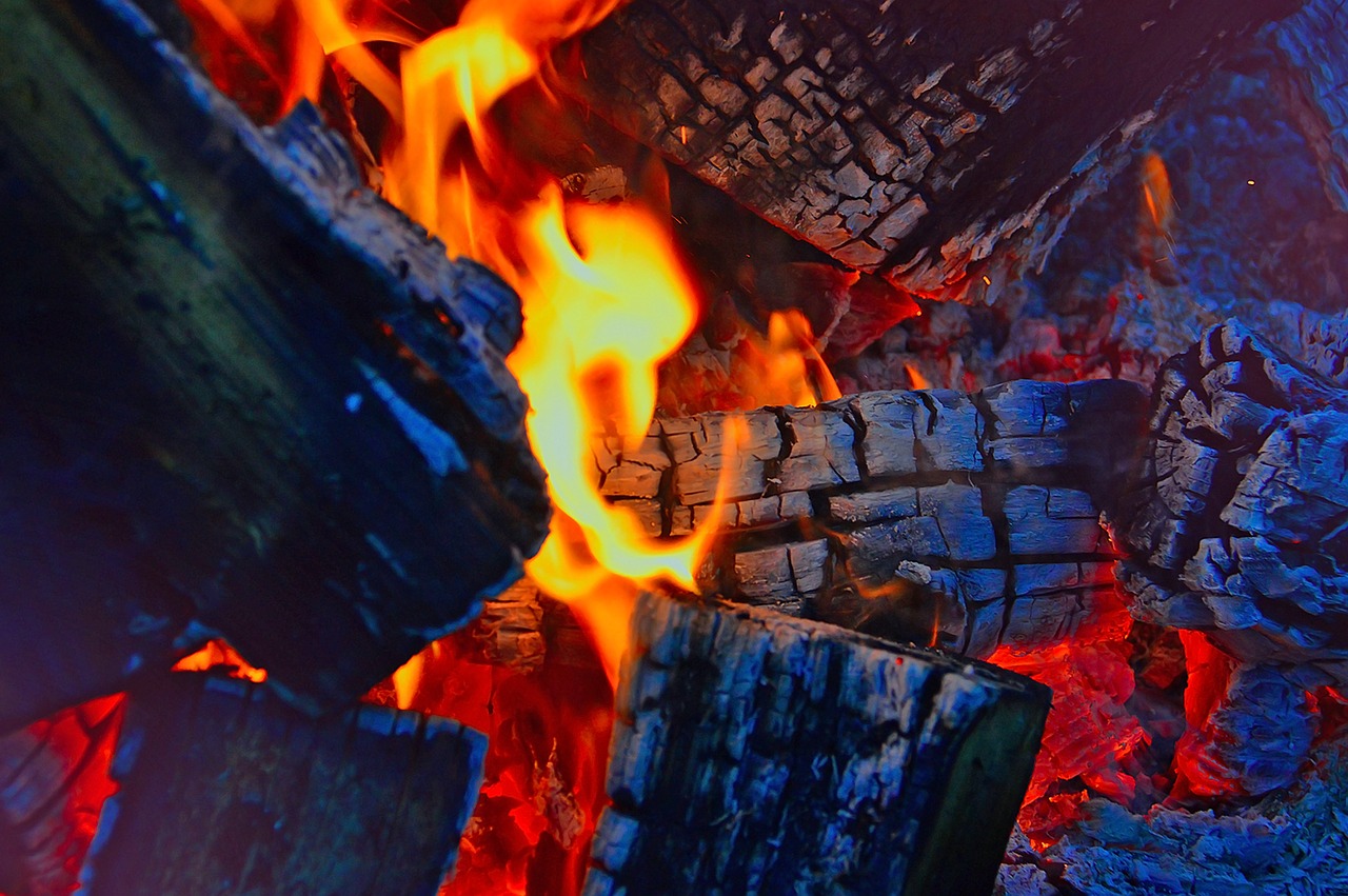 fire campfire burns free photo
