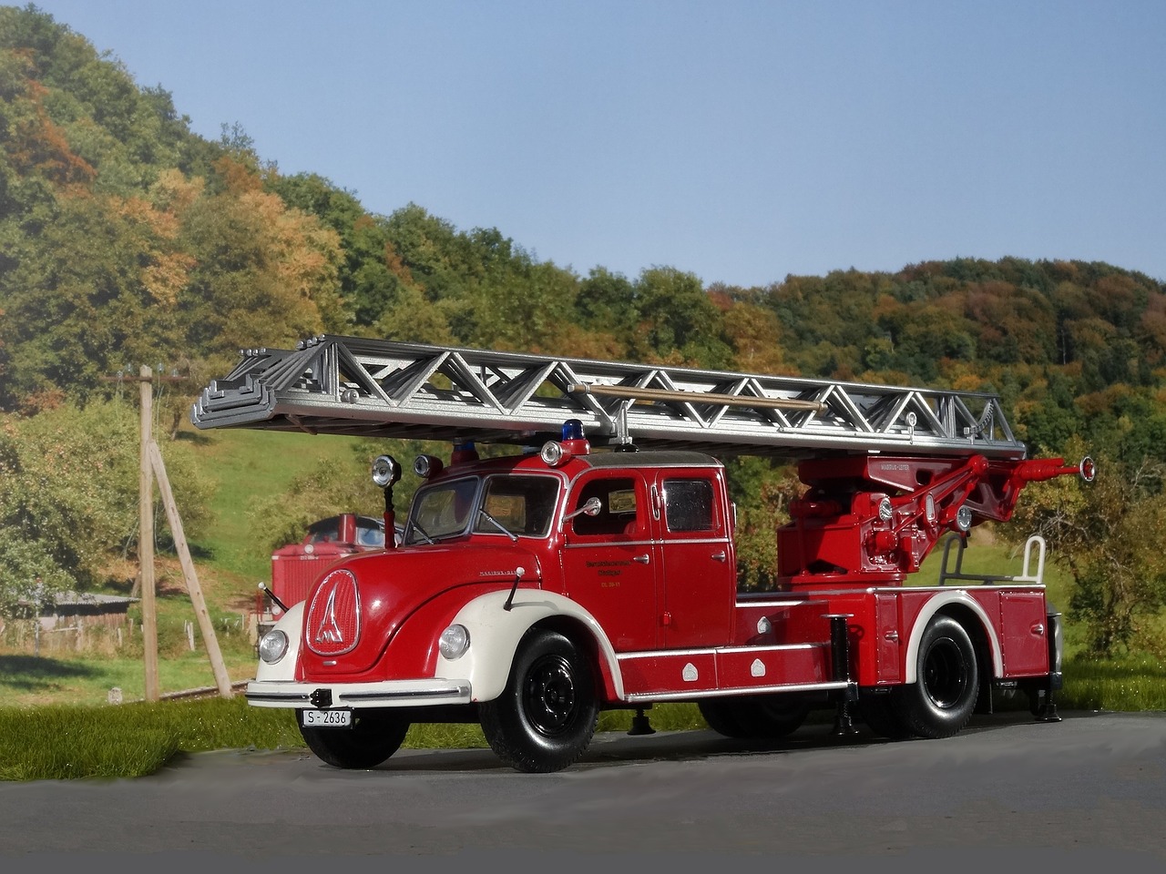 Магирус пожарная машина 1966