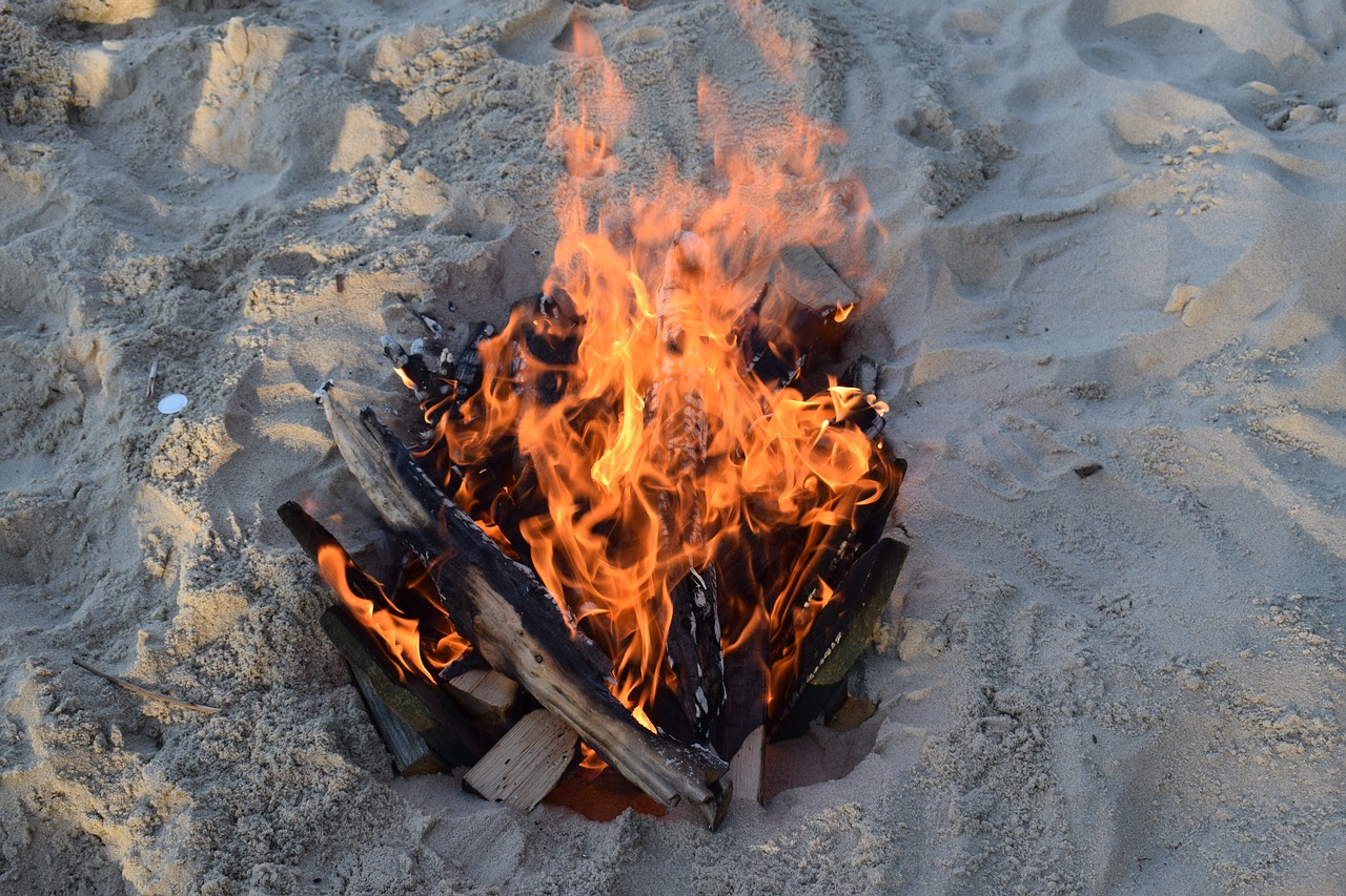 fire  koster  sand free photo