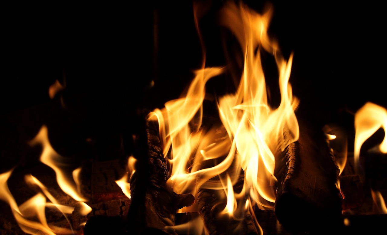 fire campfire burn free photo
