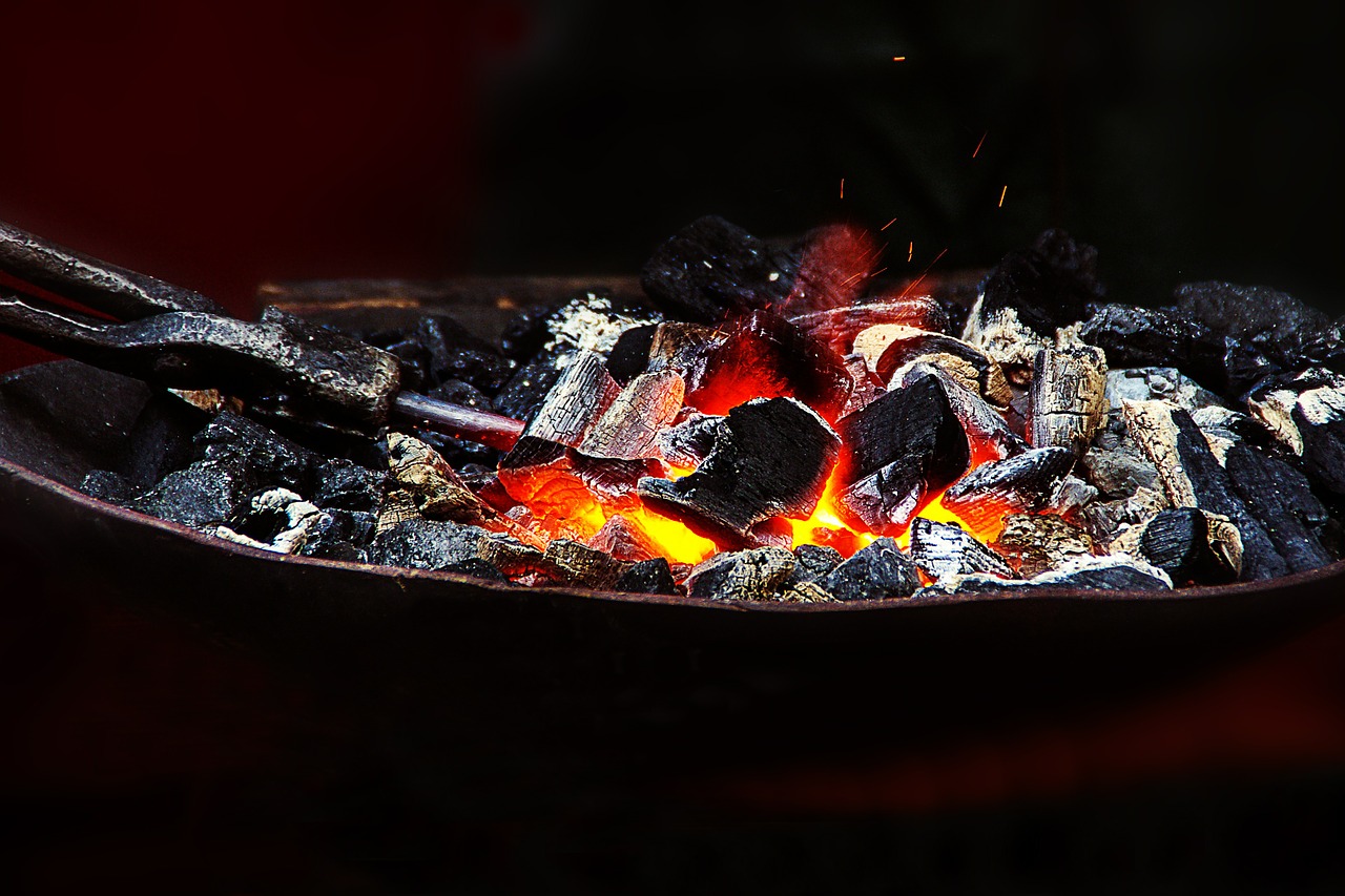 fire forge embers free photo