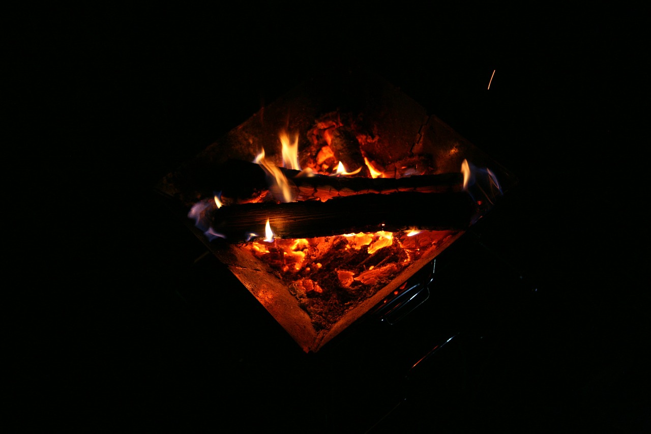 fire bonfire camping free photo