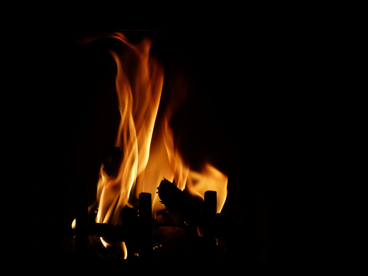 fire fireplace warmth free photo