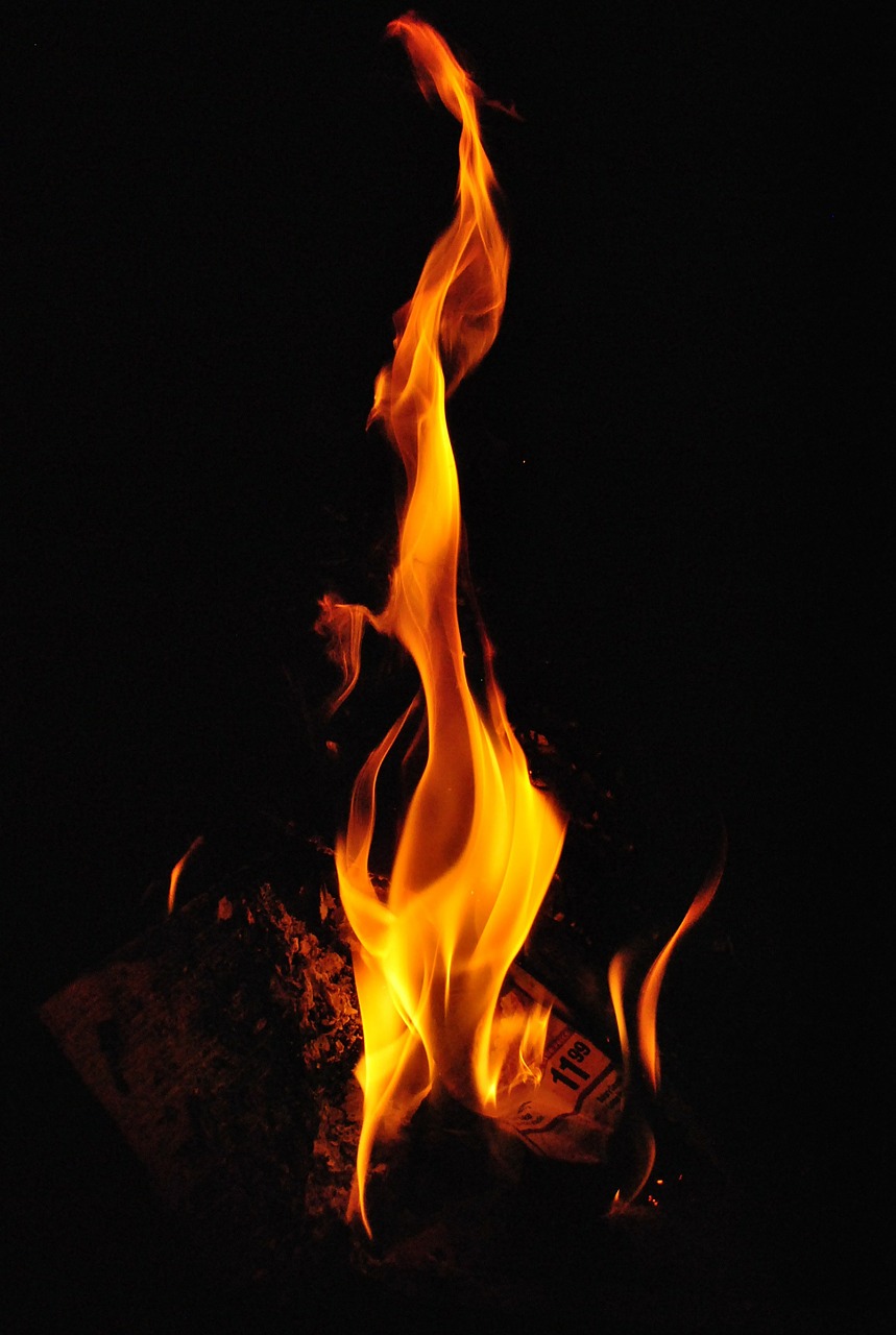 fire flames burning free photo