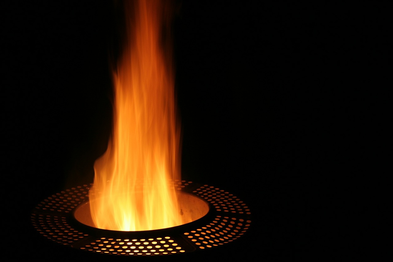 fire dark burn free photo