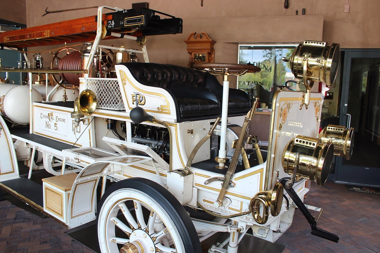 fire engine antique free photo