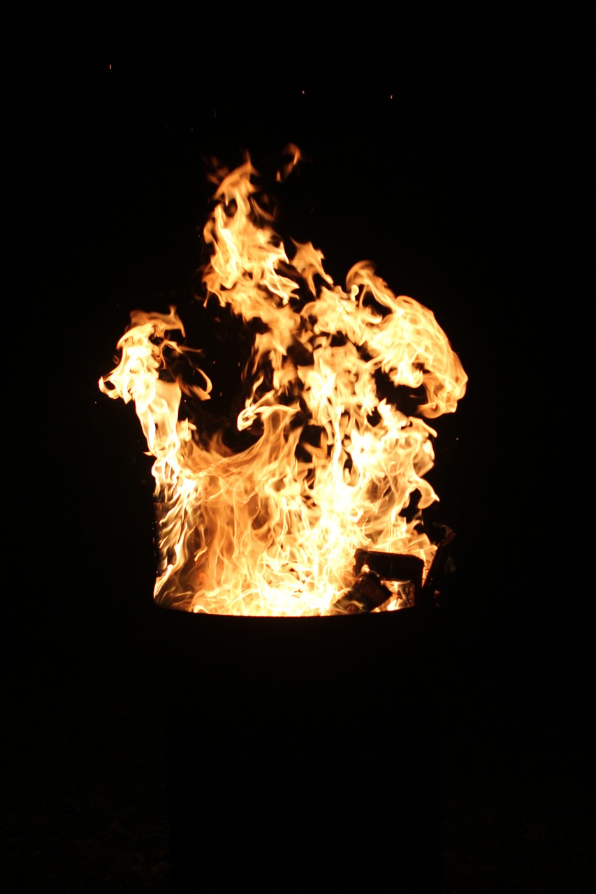 fire hot flame free photo