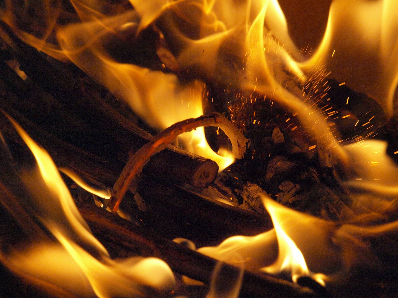 fire flame embers free photo