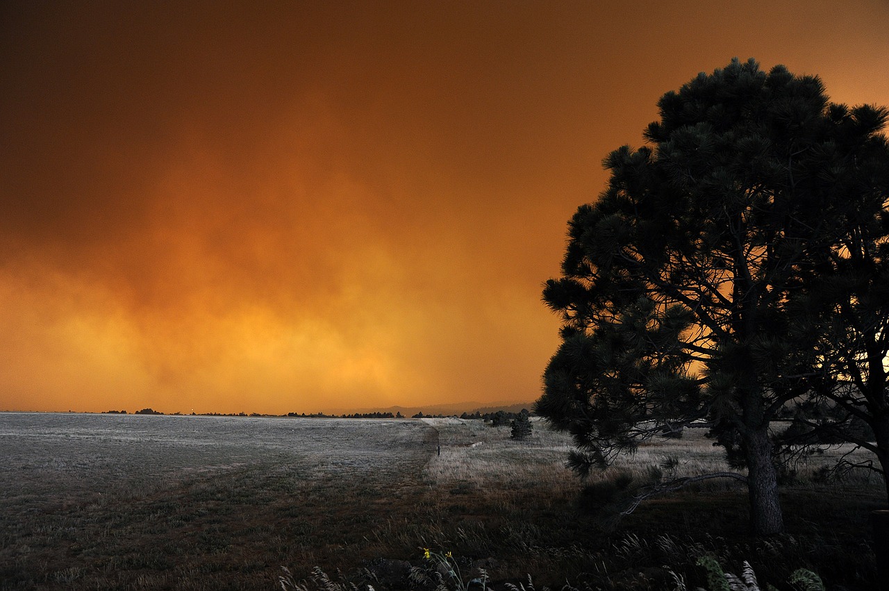 fire landscape colorado free photo