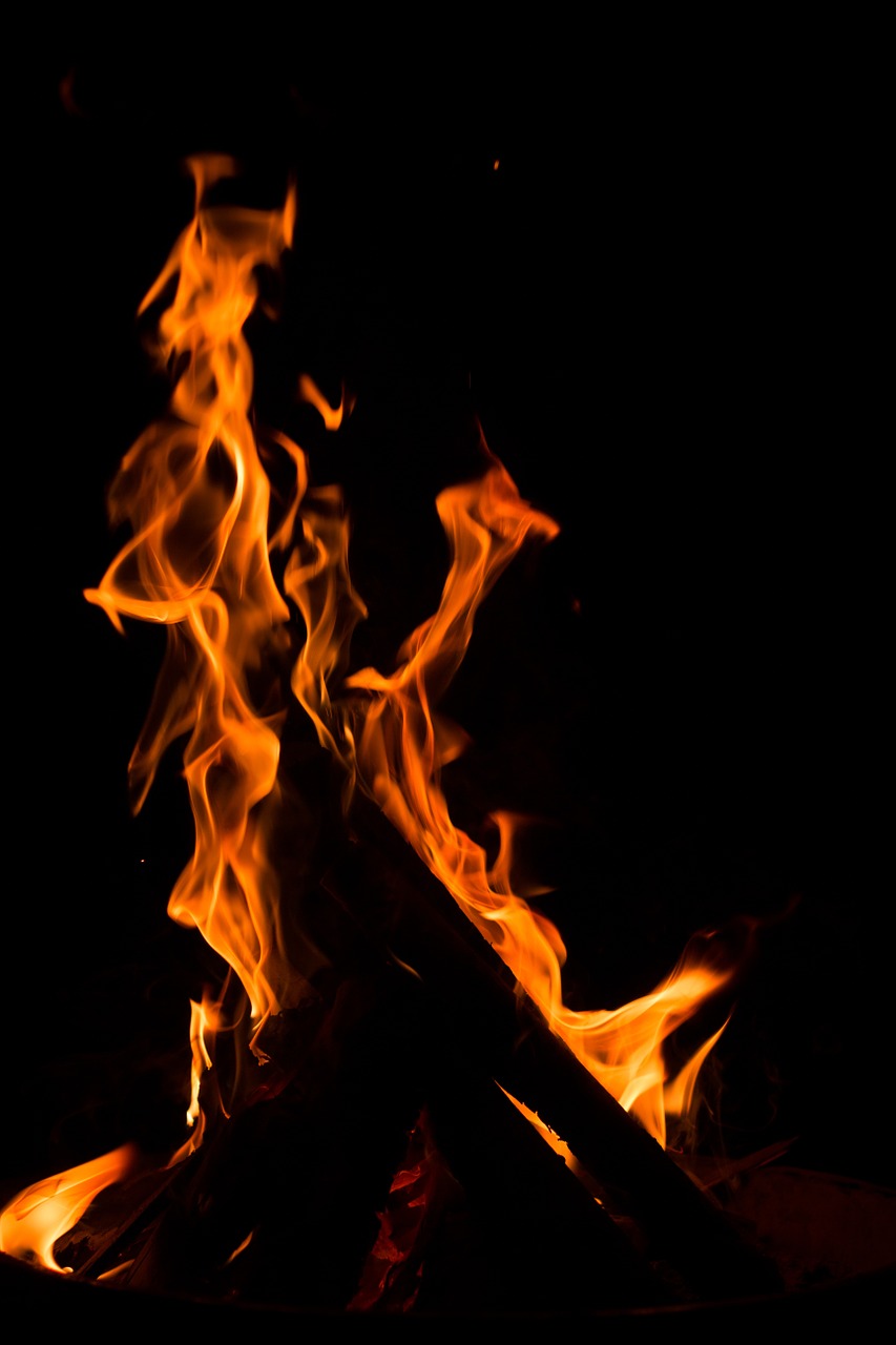 Fire,flame,burn,brand,black background - free image from needpix.com