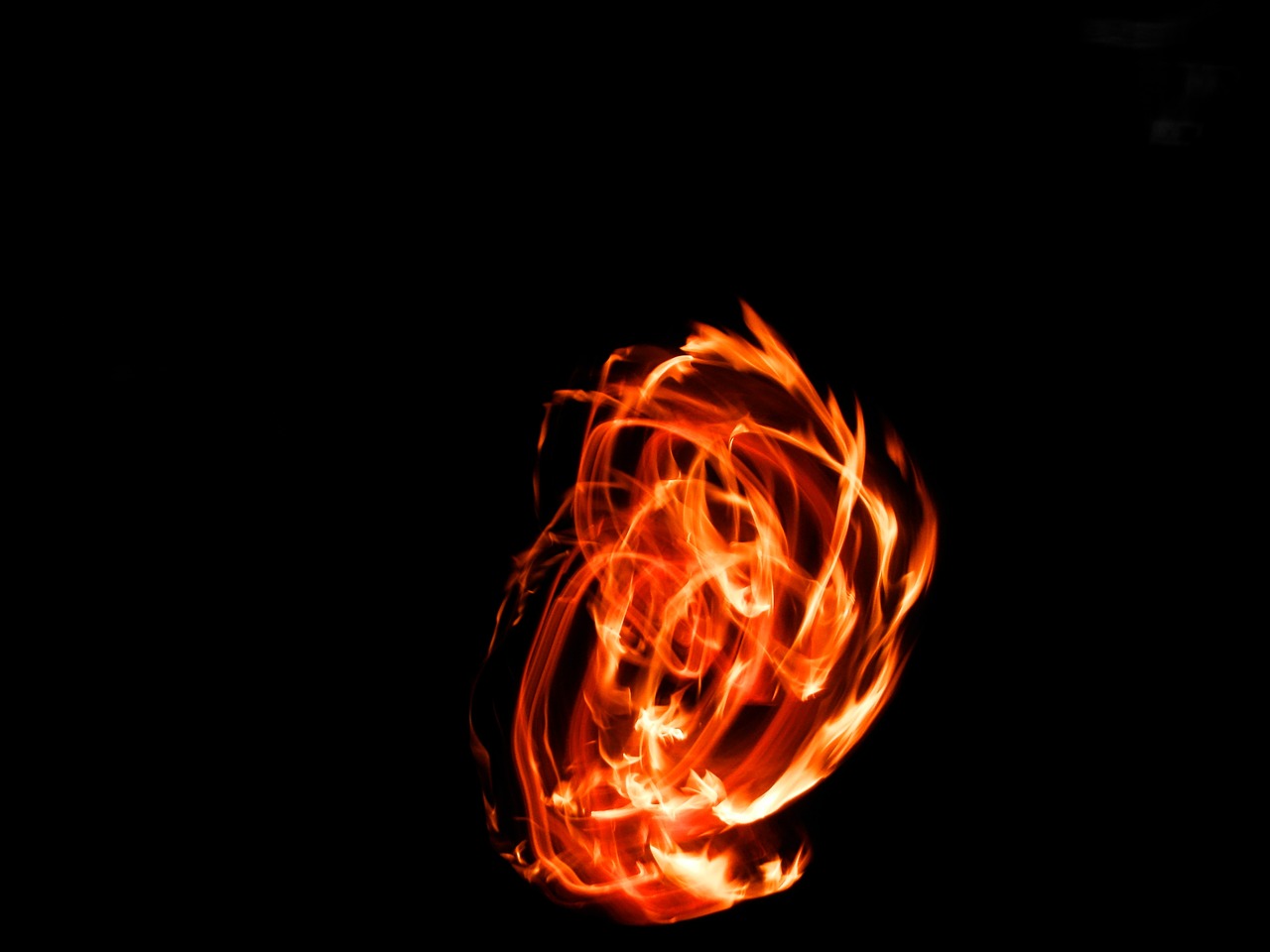 fire light at night free photo