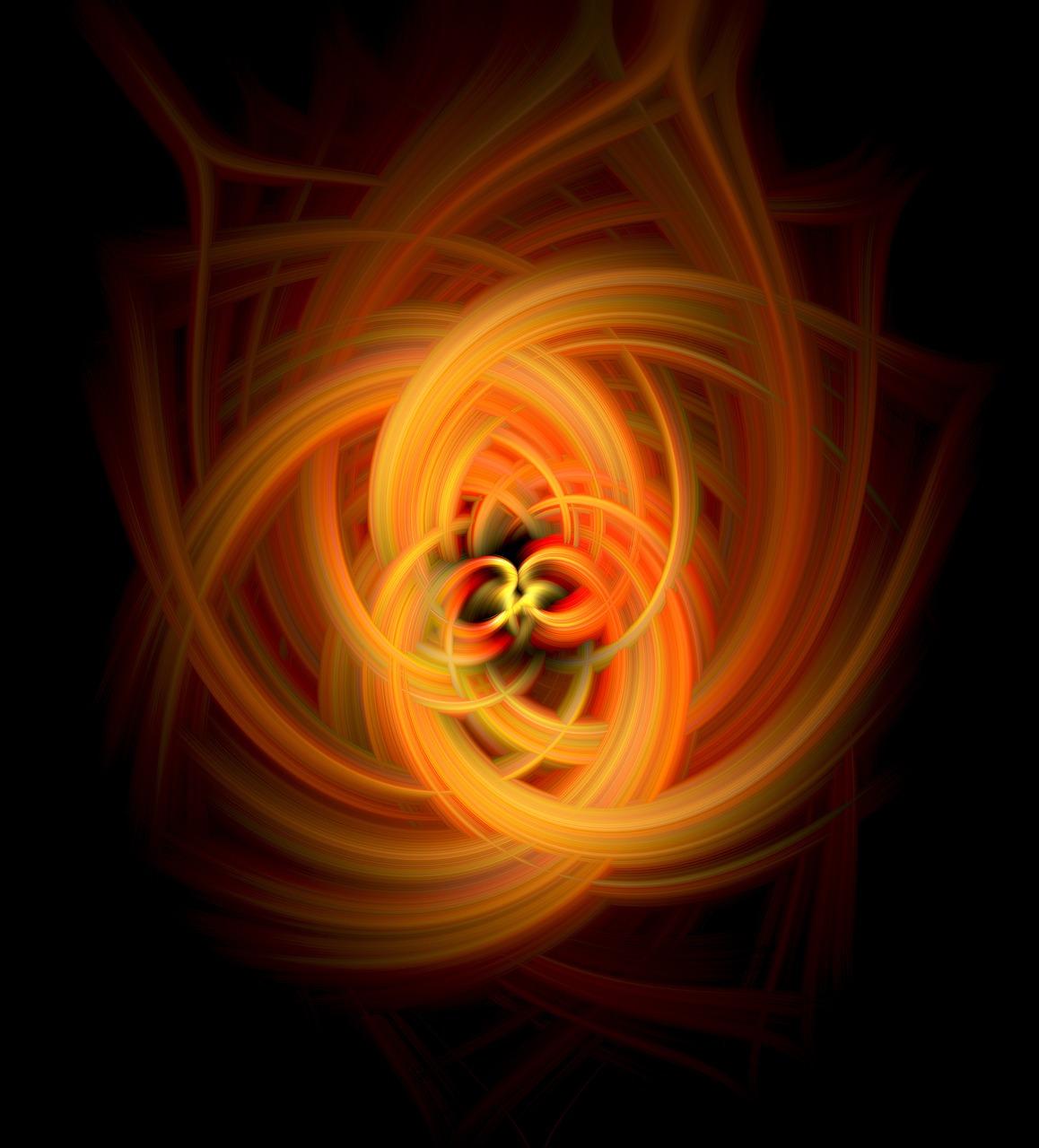 fire spiral swirl free photo