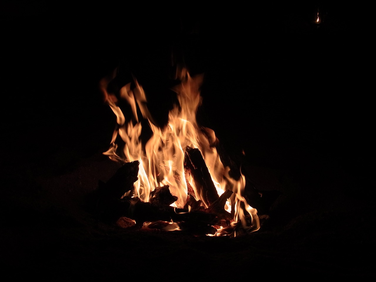 fire embers flame free photo