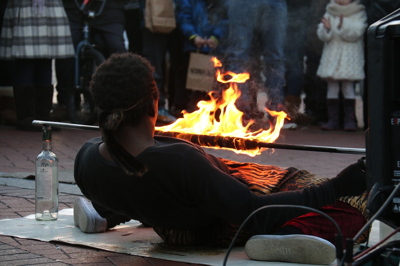 fire street parties limbo free photo