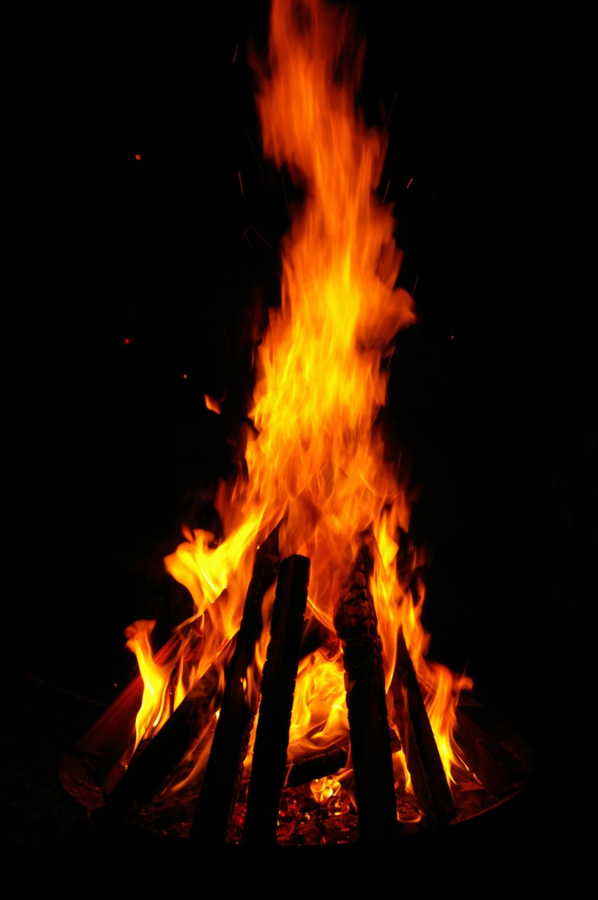 fire bowl fire flame free photo
