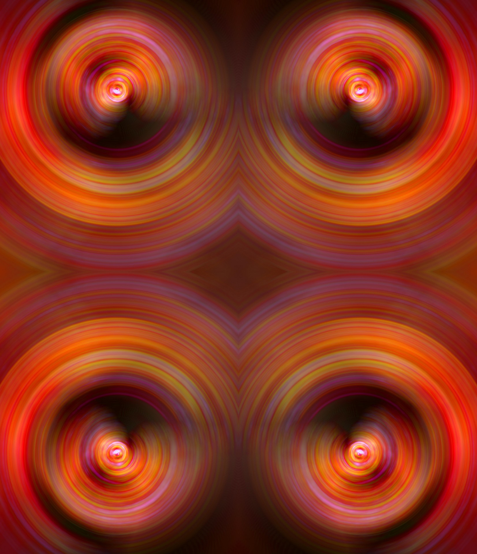 circles rings fiery free photo