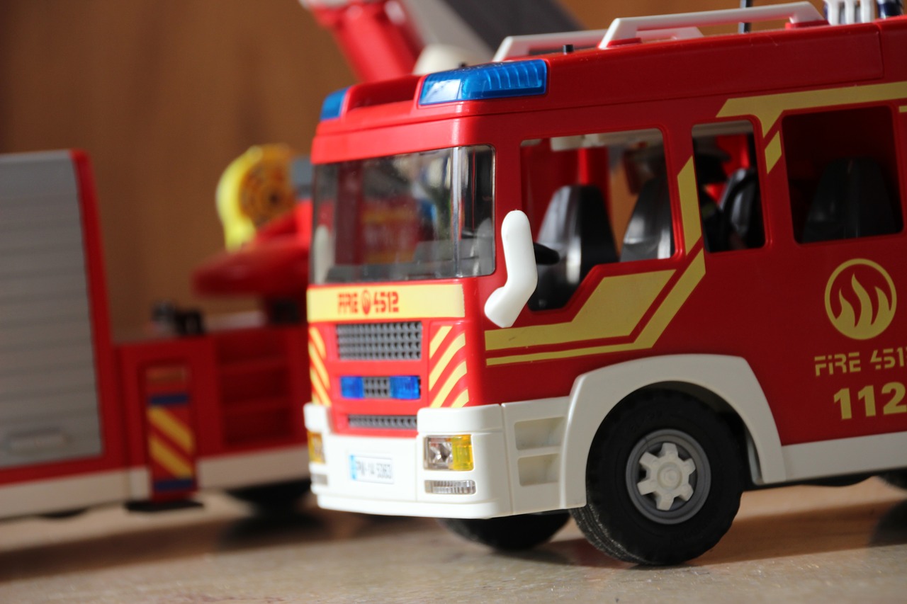 fire department playmobil toys free photo