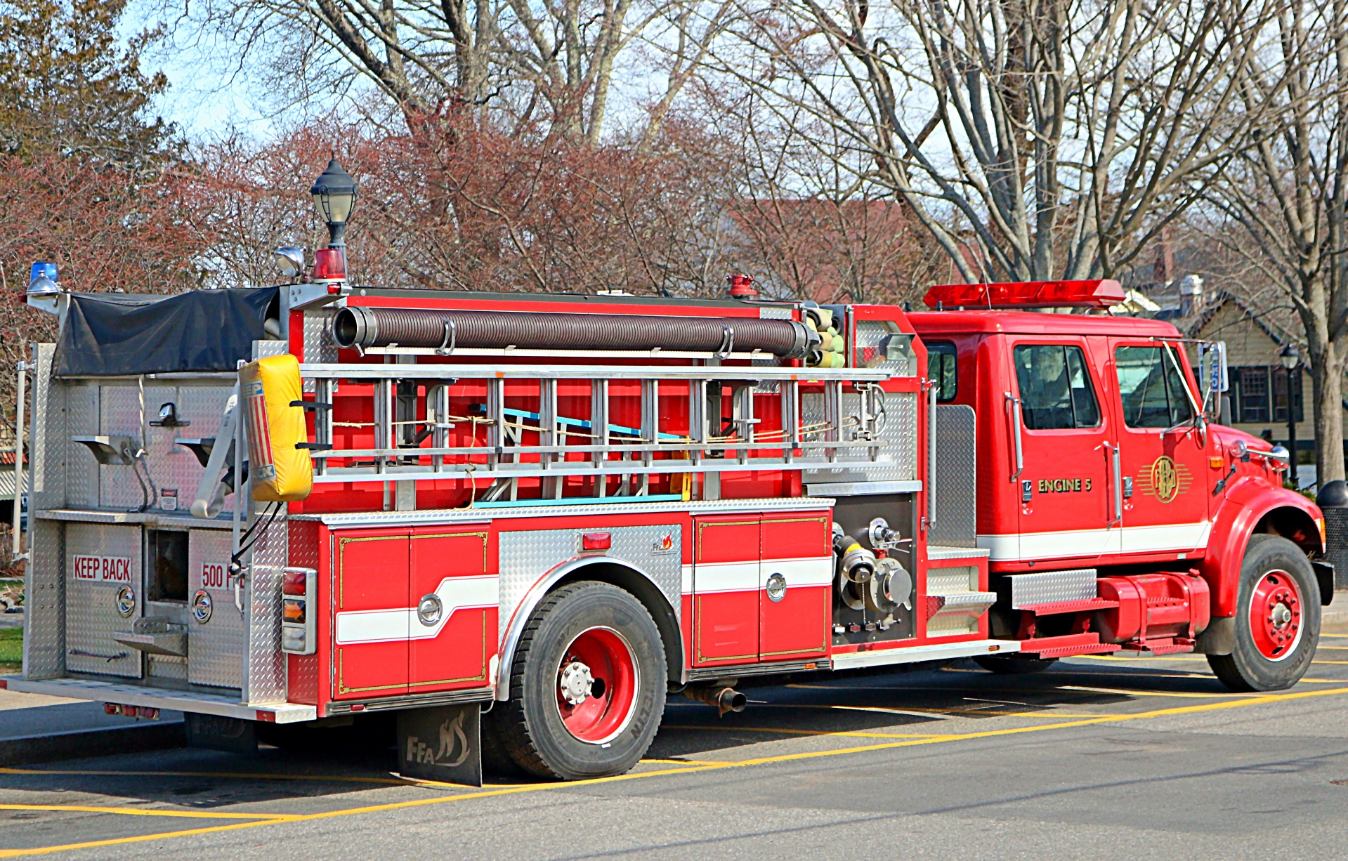 fire fire engine fire truck free photo