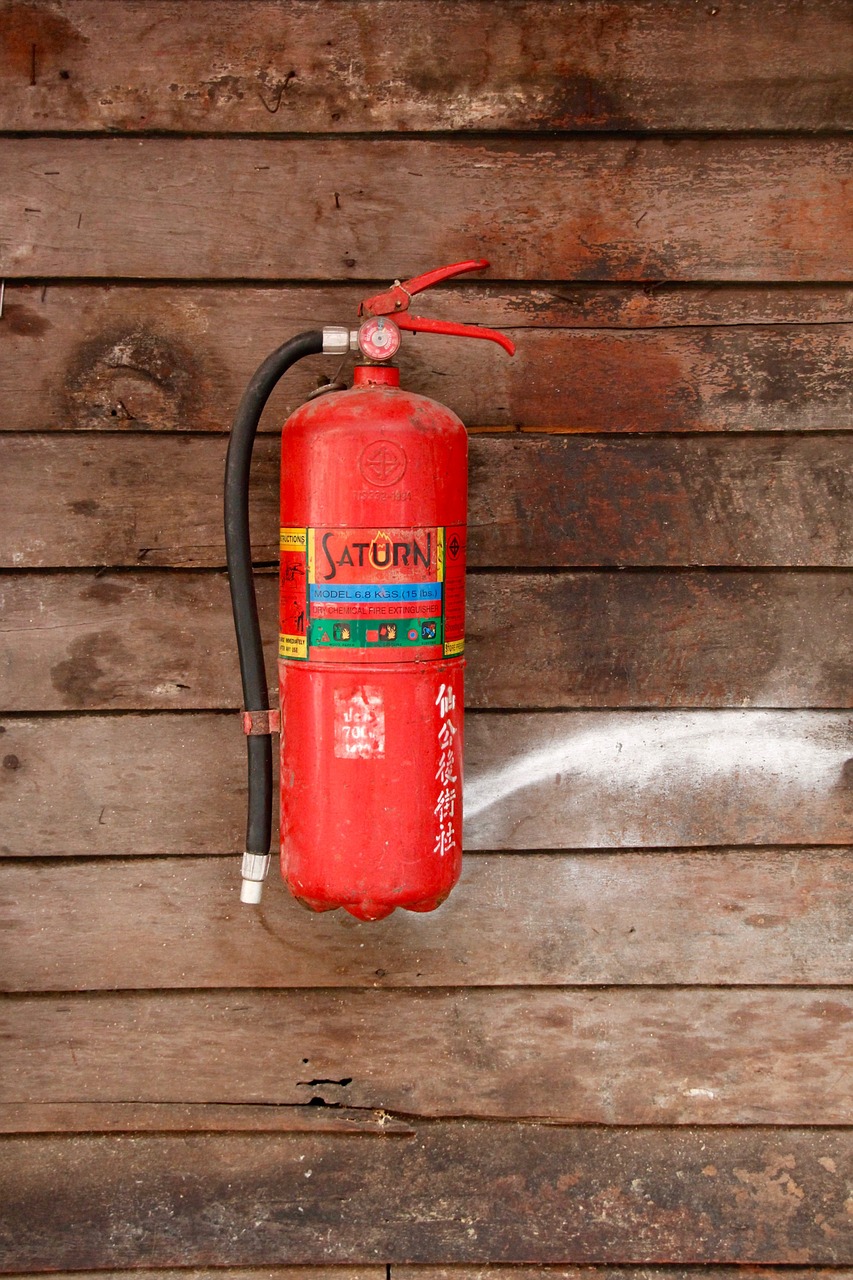 fire extinguisher security protection free photo