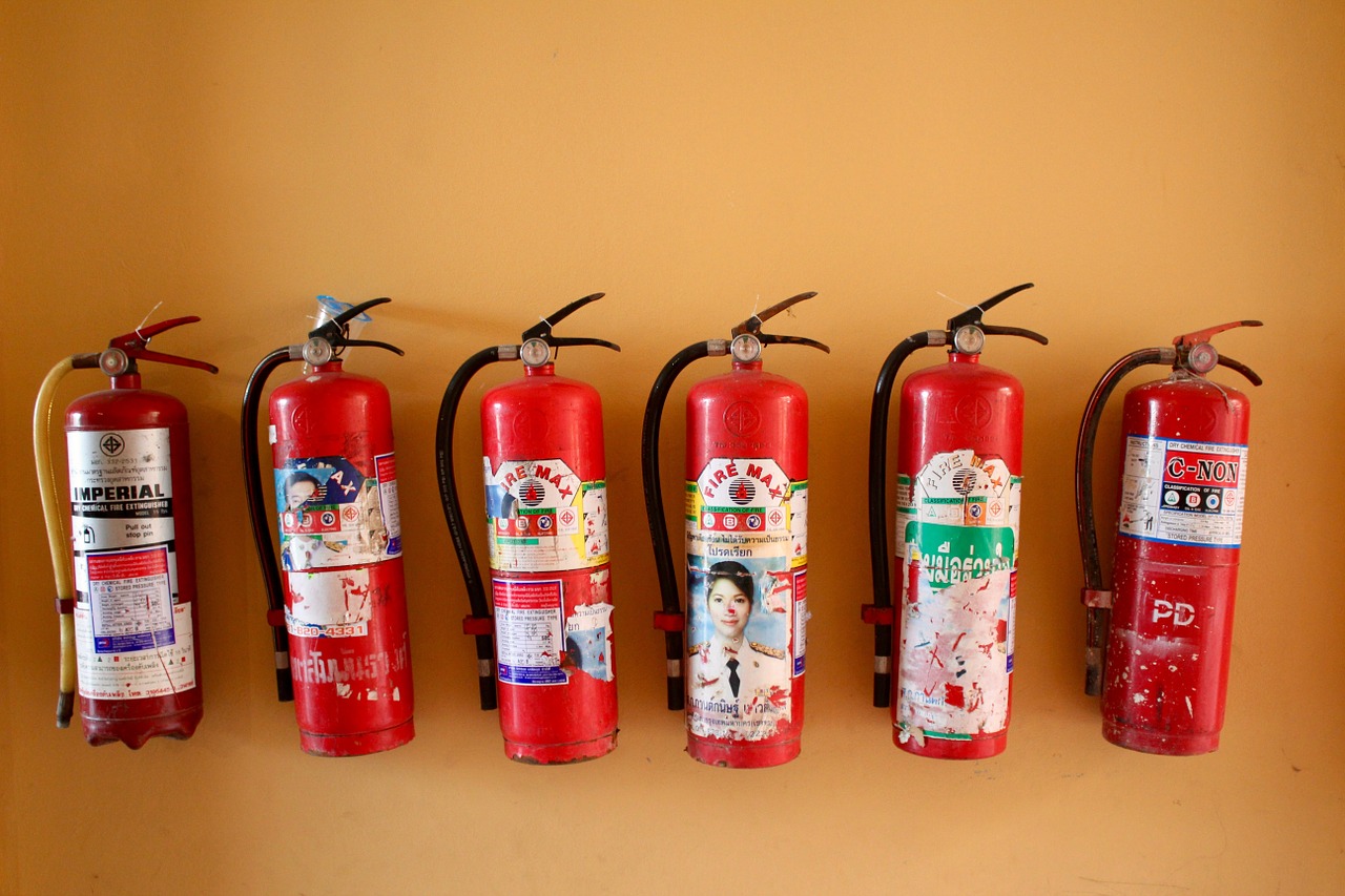 fire extinguisher security protection free photo