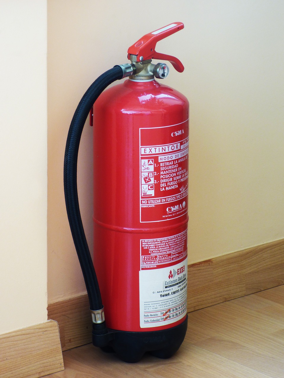 fire extinguisher fire security free photo