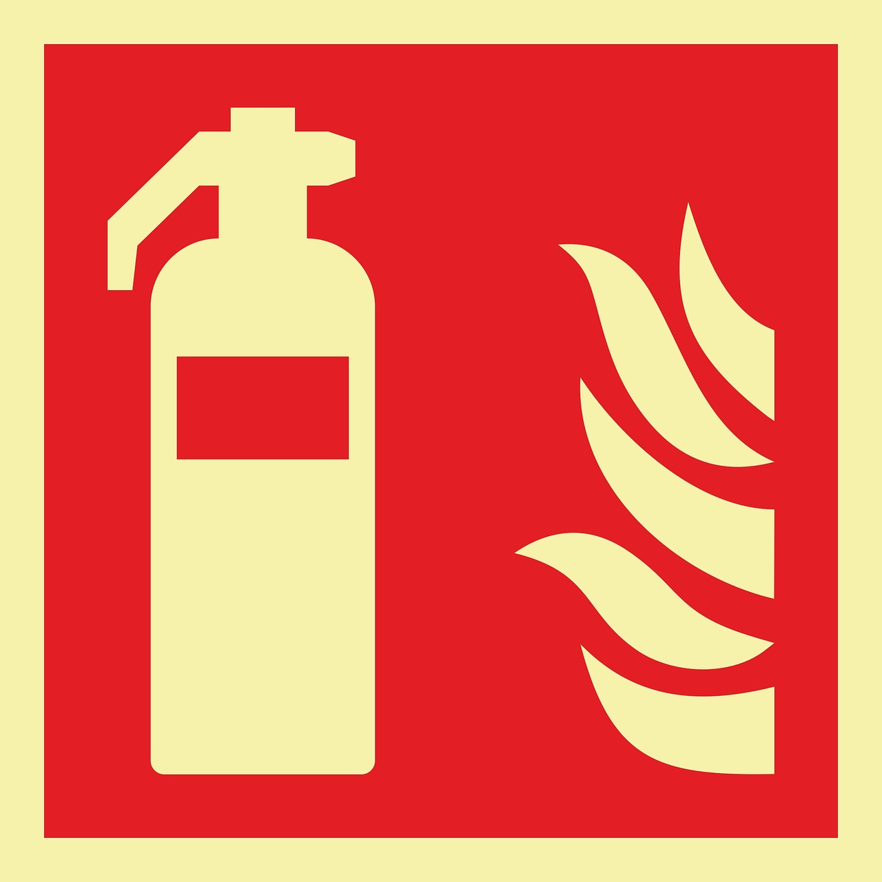 fire extinguisher signal fire free photo