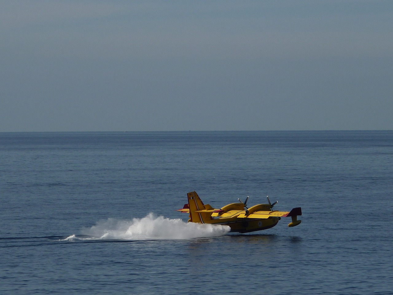 fire fighting aircraft forest fire mediterranean free photo