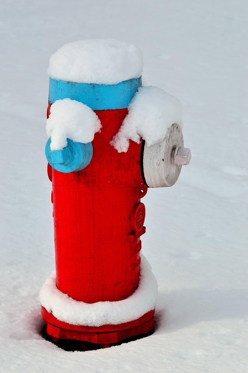 fire hydrant snow winter free photo