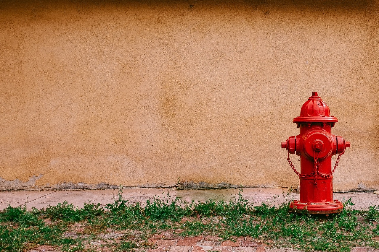 fire hydrant red firefighting free photo