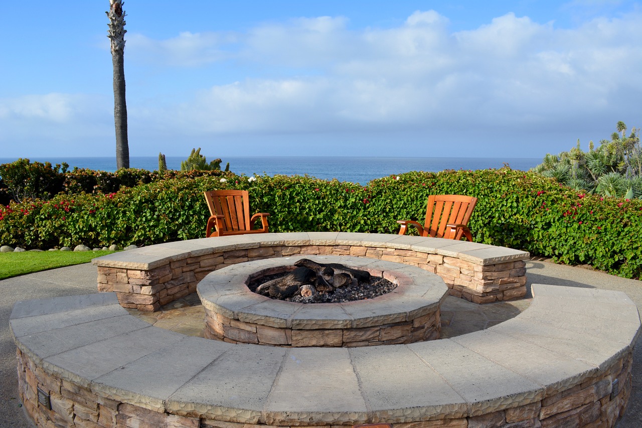 fire-pit lonely relaxation free photo
