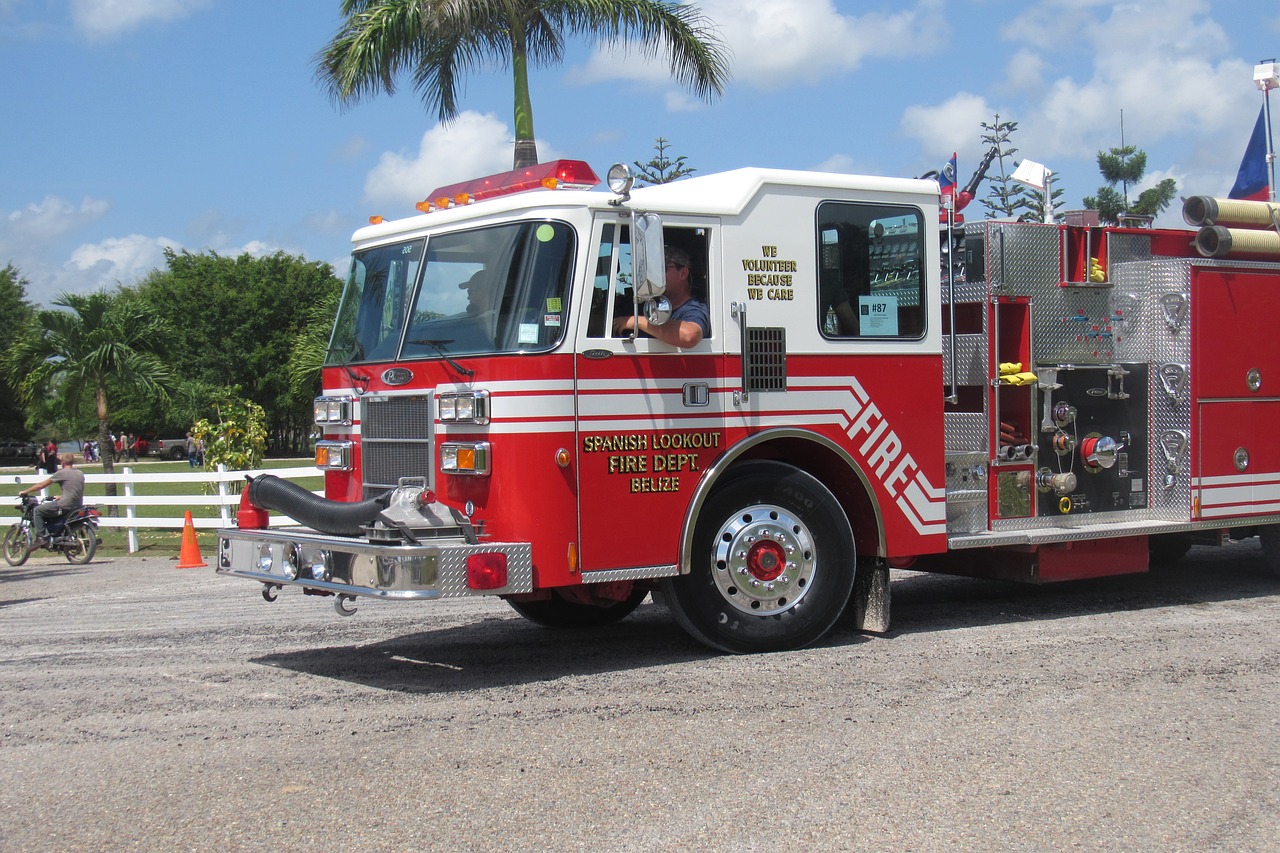 fire truck red transportation system free photo