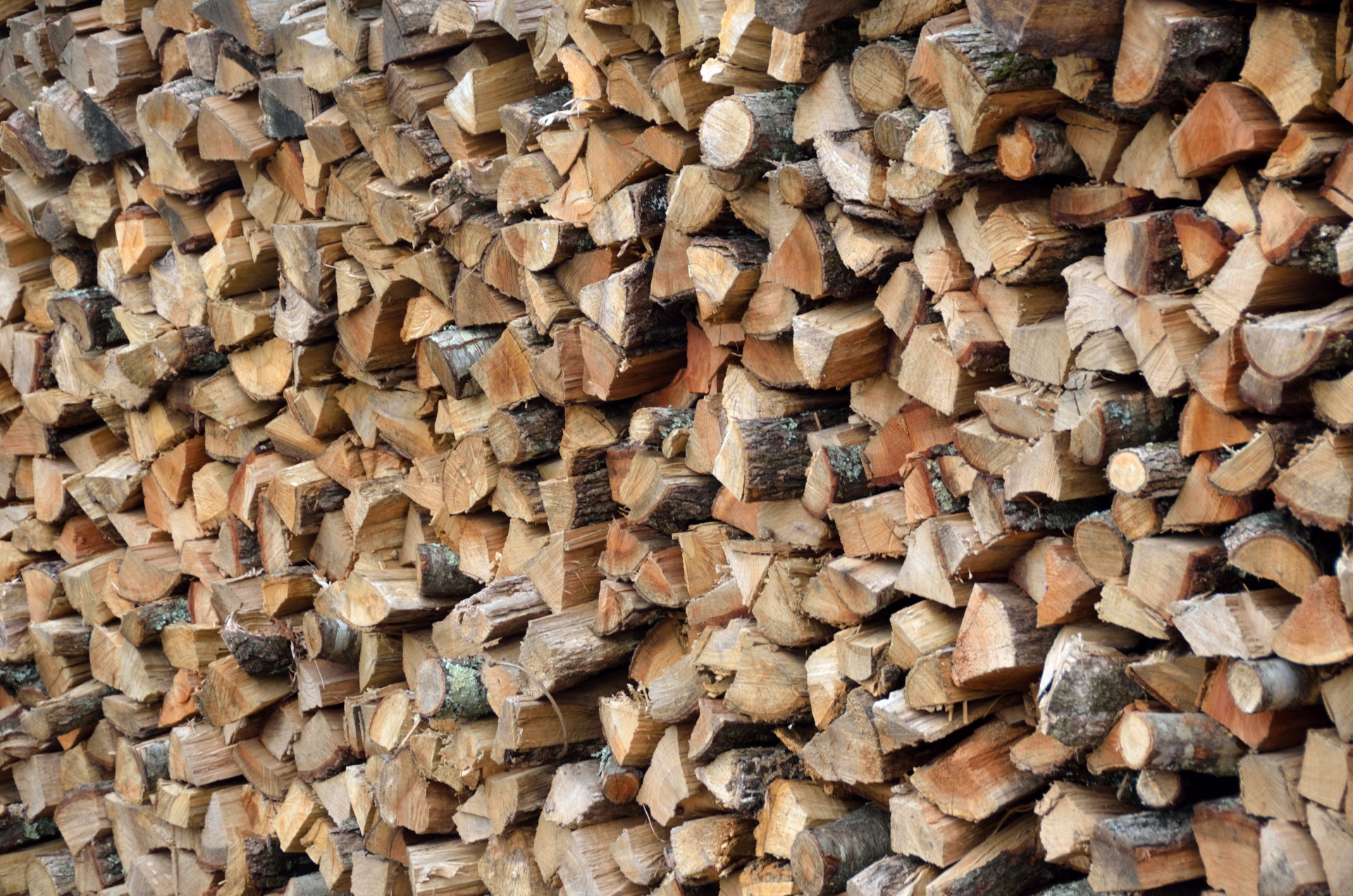 wood firewood stack free photo