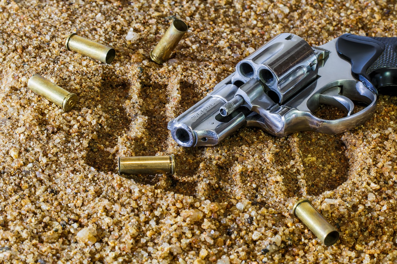 firearm revolver bullet free photo