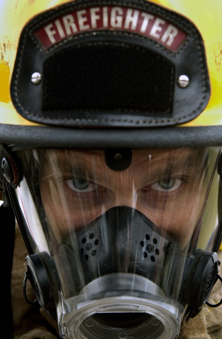 fireman helmet protection free photo