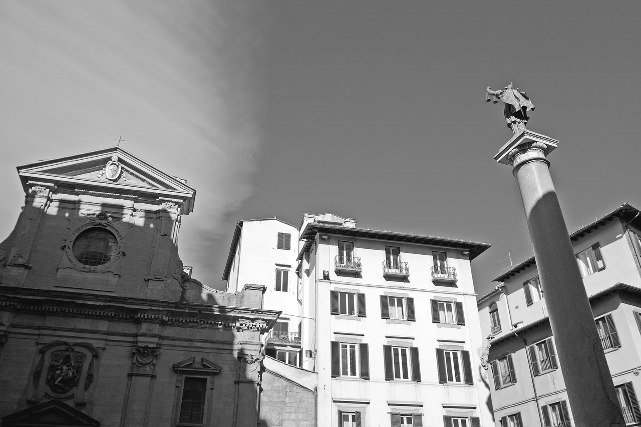 firenze italy black white free photo