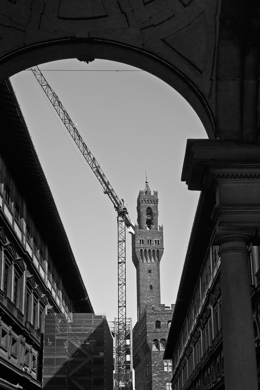 firenze italy black white free photo