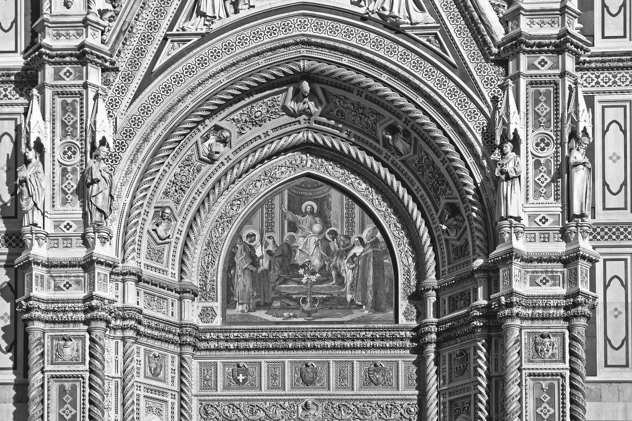 firenze italy black white free photo