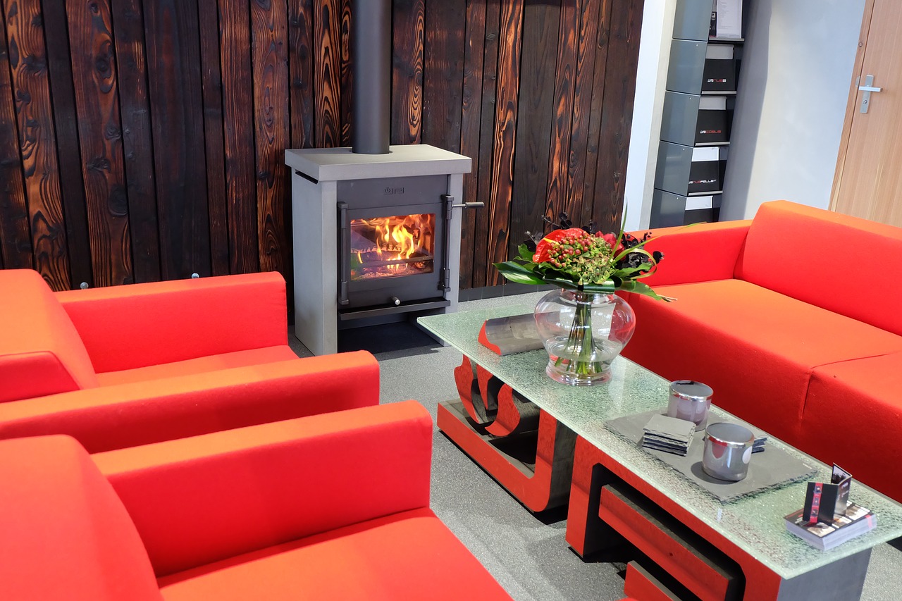 fireplace stove interior free photo